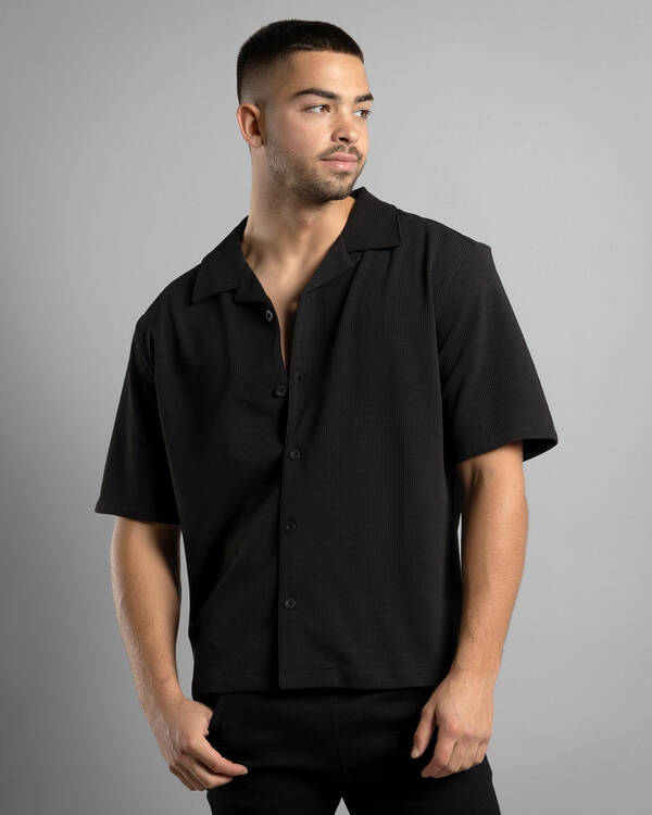 Amalfi Box Cropped Resort Short Sleeve Shirt