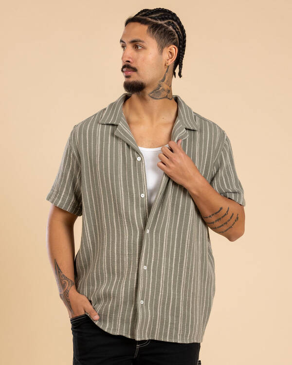 Vacancy Stripe Short Sleeve Shirt