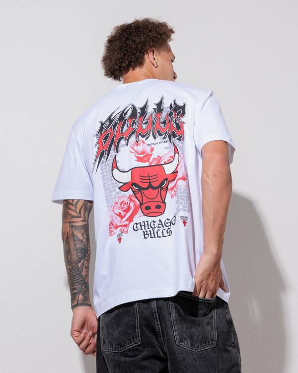 Chicago Bulls Grunge Rose T-Shirt