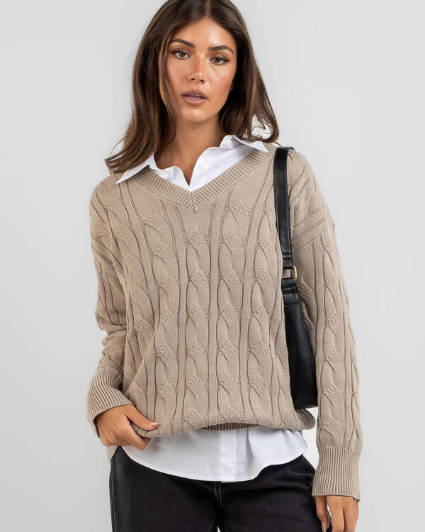 Cambridge V Neck Knit Jumper