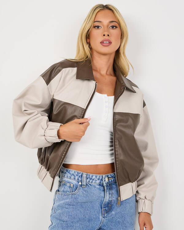 V.I.P Faux Leather Jacket