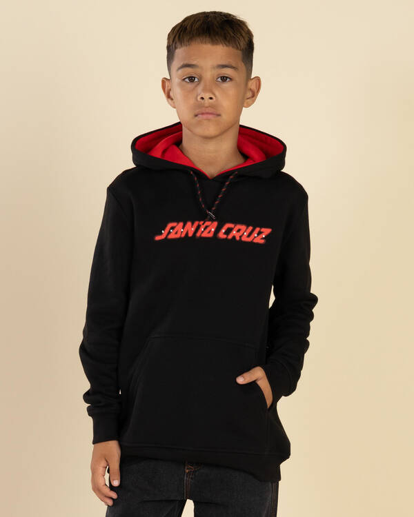 Spray Strip Front Hoodie