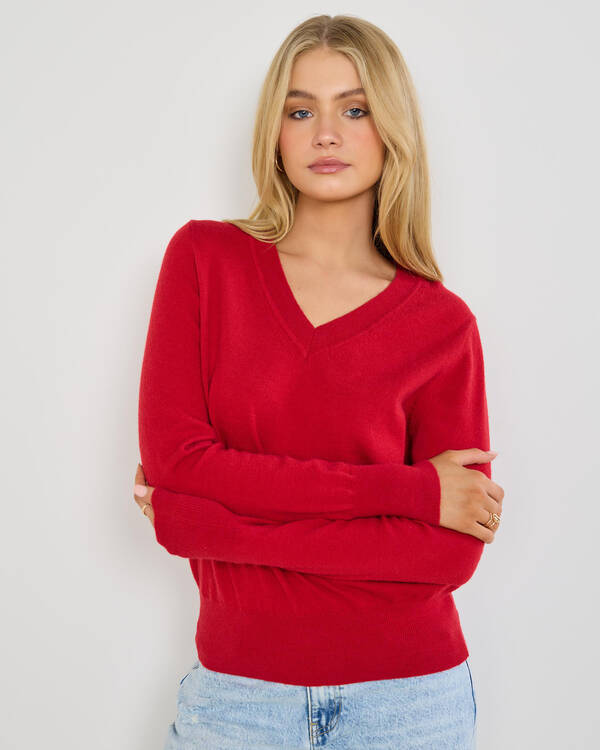 Lydia V Neck Knit Jumper