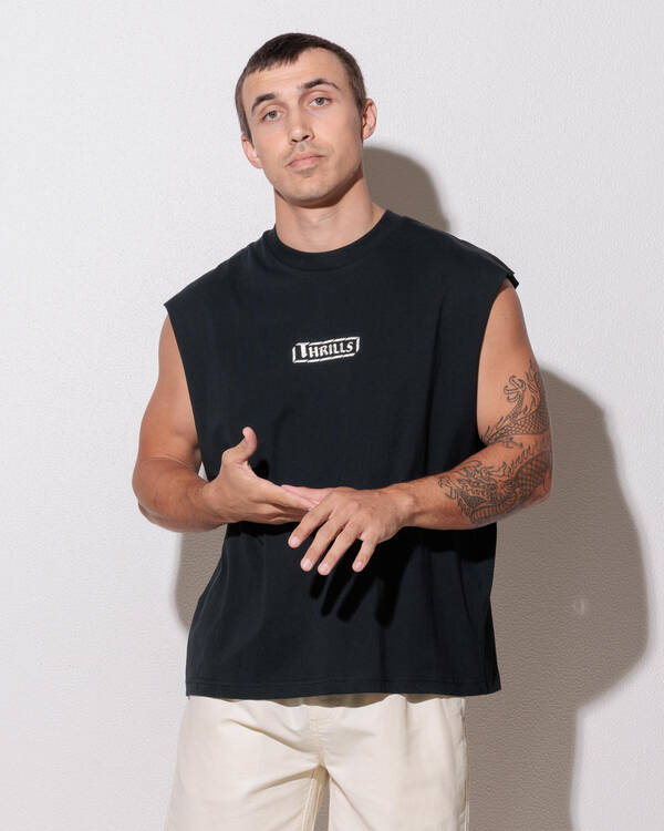 Calm State Embro Cropped Muscle Tank