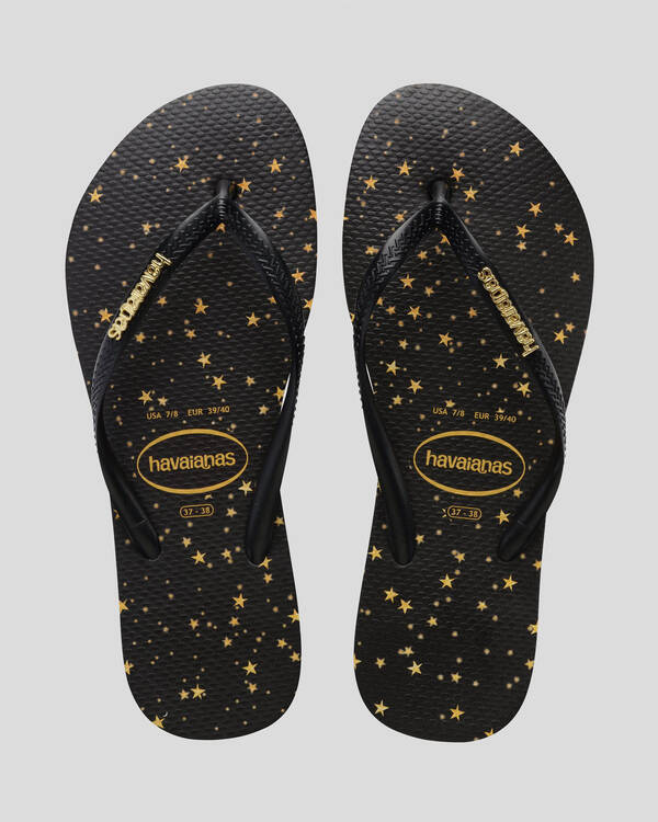 Slim Metal Logo Thongs