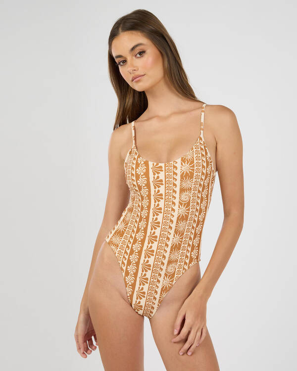Seafarer Tie Back Minimal One Piece Swimsuit