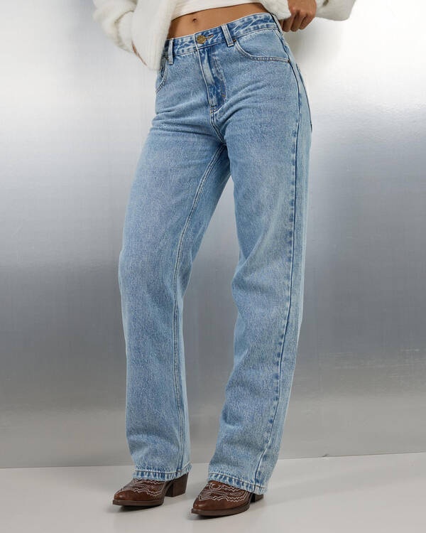 Rocker Straight Leg Jeans