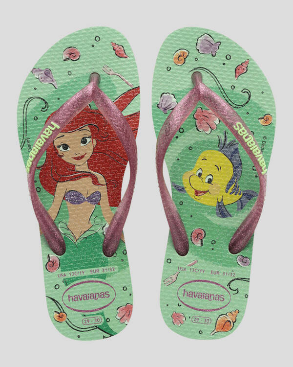 Kids' Slim Princess Ariel Thongs