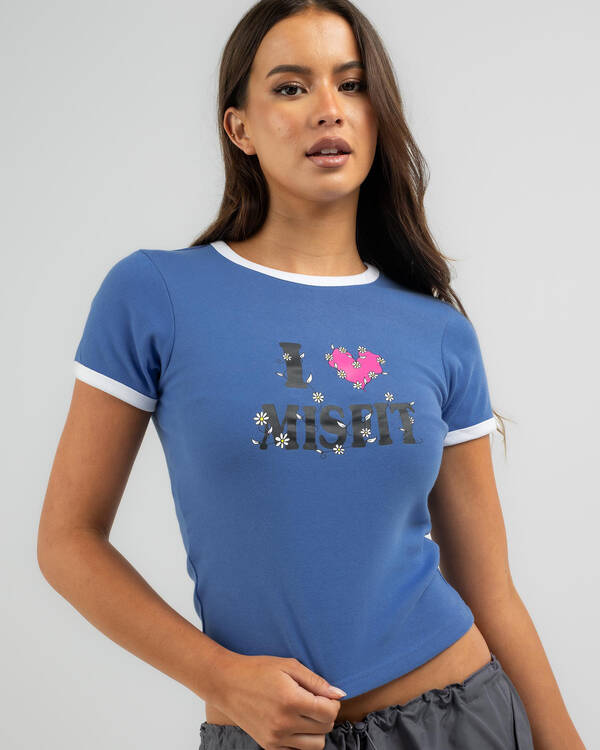 I Luv M/SF/T ringer T-Shirt