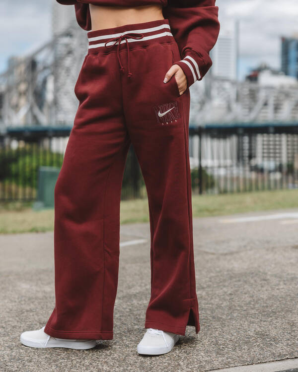 Phoenix High-Waisted Wide Leg Graphic Track Pants