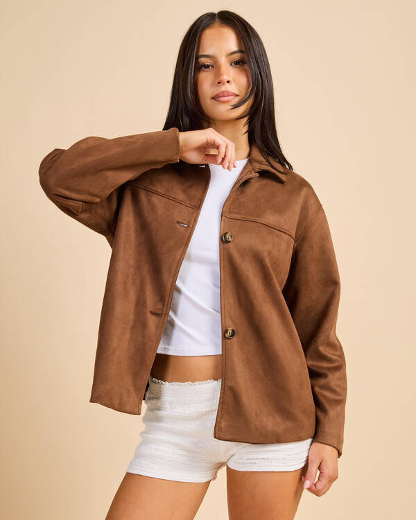 Billie Faux Suede Jacket