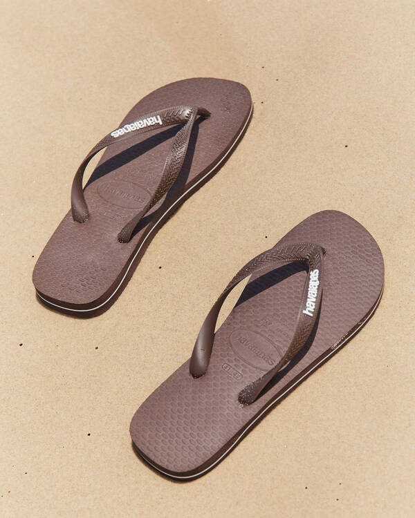 Top Rubber Logo Thongs