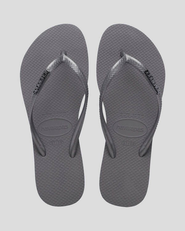 Slim Metal Logo Thongs