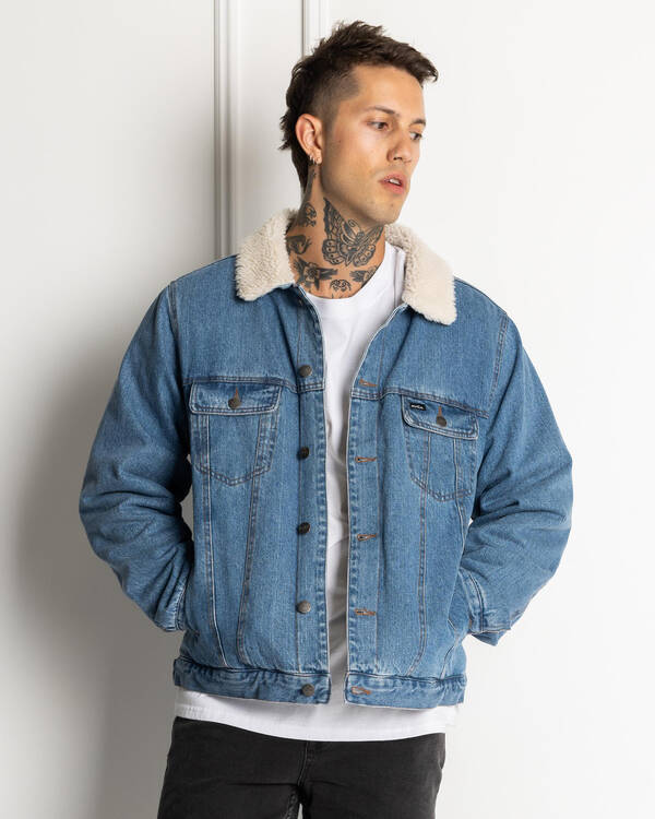 Denim Sherpa Trucker Jacket