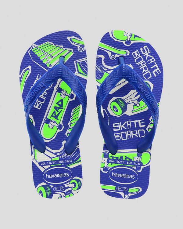 Kids' Athletic Skateboard Thongs