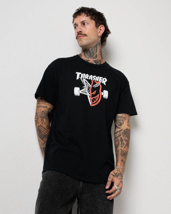 Thrasher x Spitfire Thrash & Burn T-Shirt