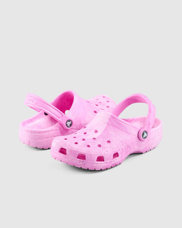 Classic Watercolor Marbled Clogs Shoes