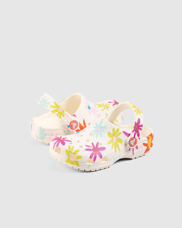 Toddlers' Classic Crafted Daisy Clogs