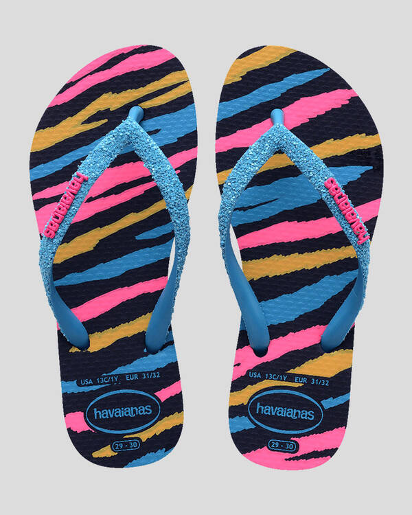 Kids' Slim Glitter Thongs