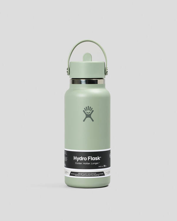 Wide Mouth Flex Straw Cap Bottle
