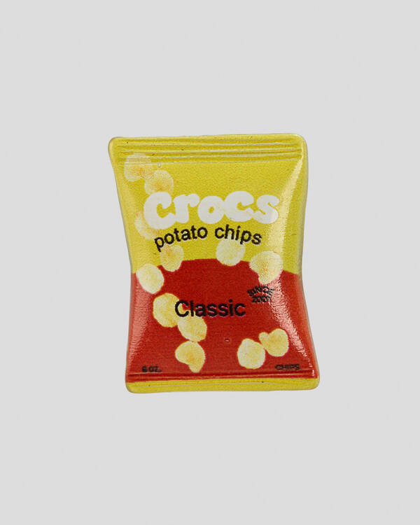 Yellow Red Chip Bag Jibbitz