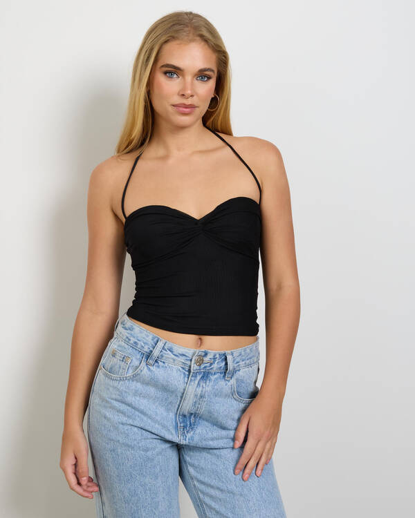James Mesh Halter Top