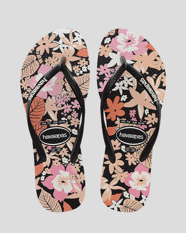 Slim Ditsy Bloom Thongs
