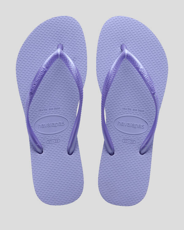 Slim Metallic Thongs