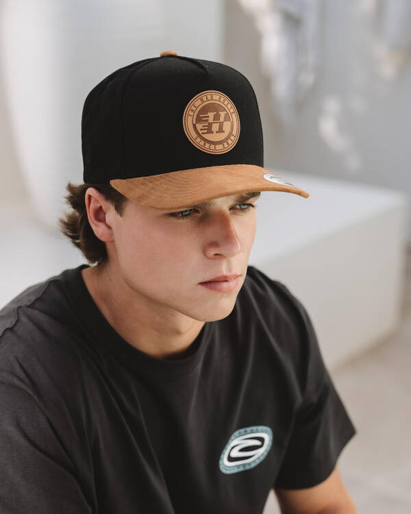 Suede Hueys Snapback Hat