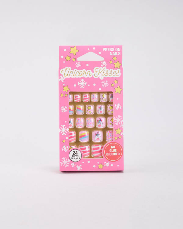 Festive Unicorn Press On Nail Pack