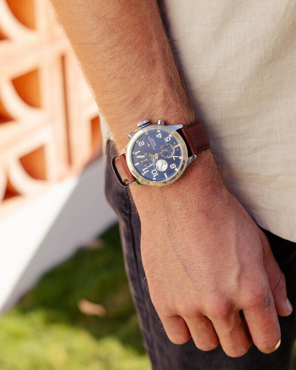 Trent Leather Watch