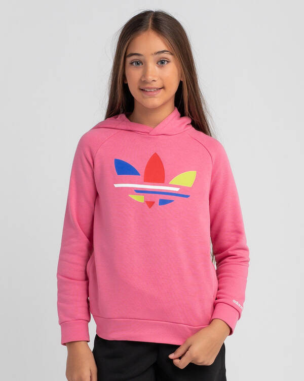 Trefoil Print Hoodie