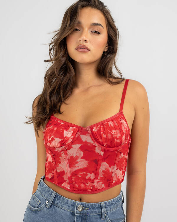 Marie Mesh Corset Top
