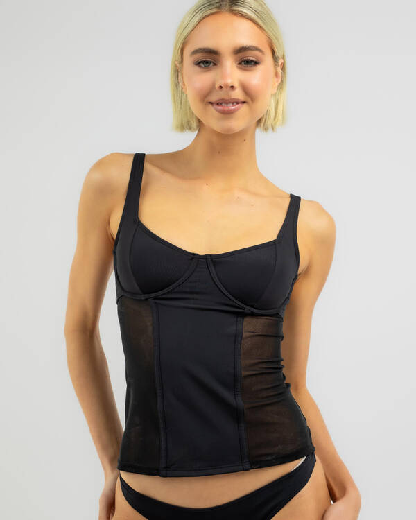 Gianna Mesh Tankini Top