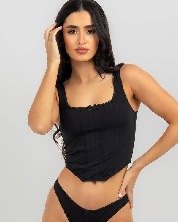 Corset Tankini Top