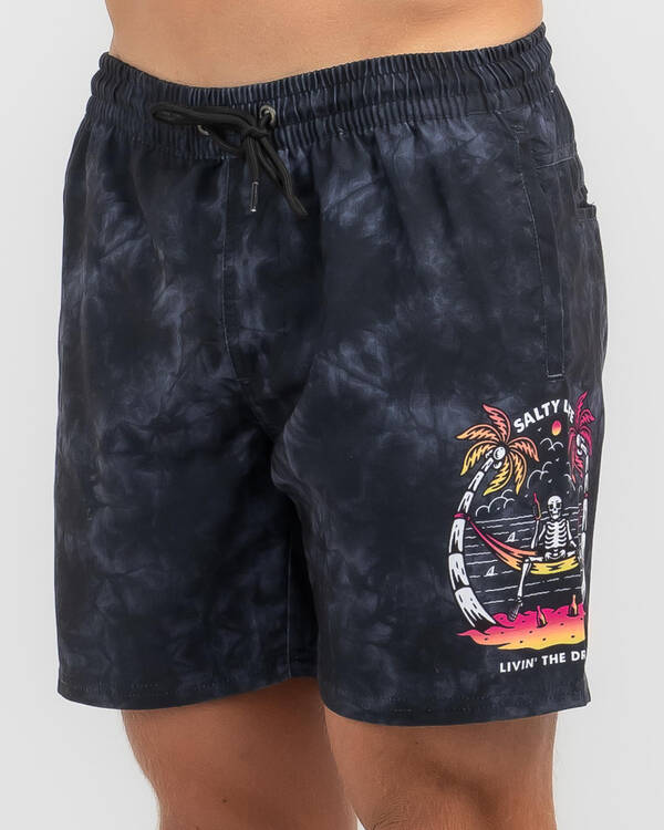 Livin The Dream Elastic Waist Shorts