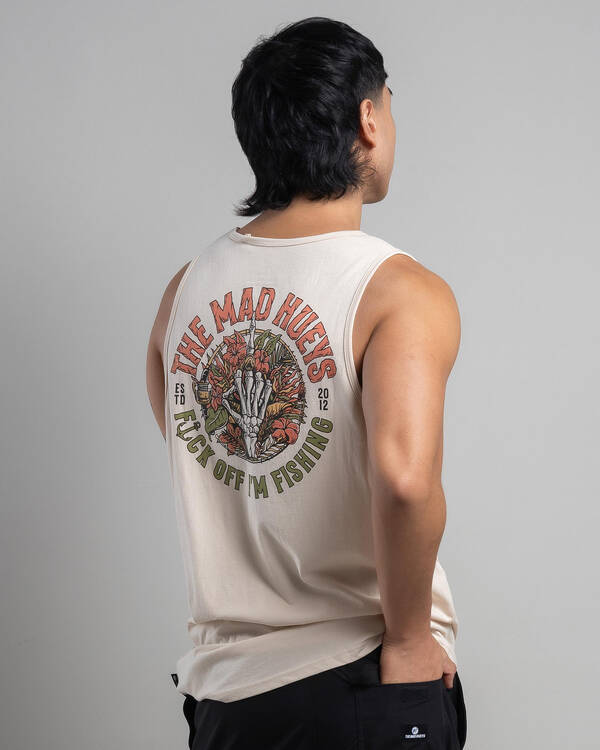 Fk Off Im Fishing Singlet Tank