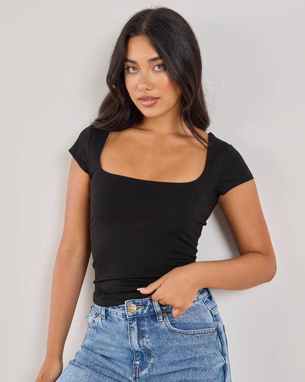 Basic Milly Square Neck Tee