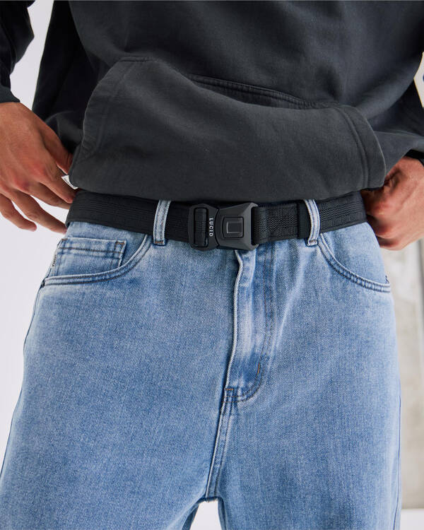 Seatbelt Buckle Web Belt