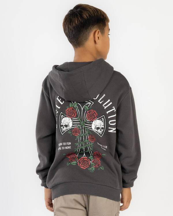 Wreathed Cross Hoodie