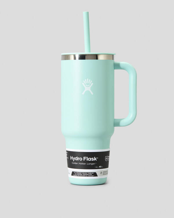 40oz Travel Tumbler with Straw Lid
