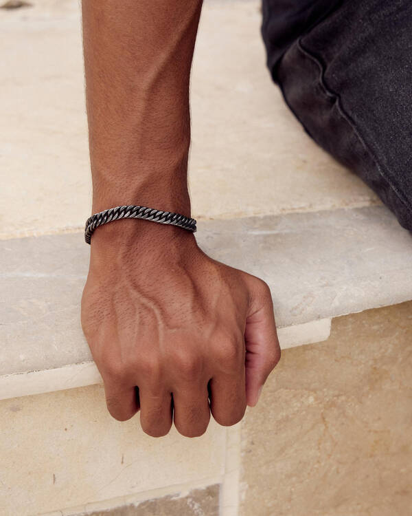 Gun Metal Bracelet