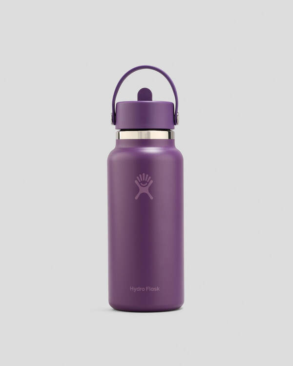 32oz Wide Mouth Flex Straw Cap Bottle