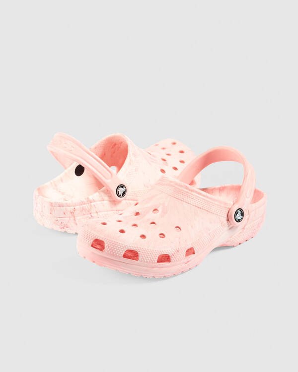 Classic Watercolor Marbled Clogs Shoes