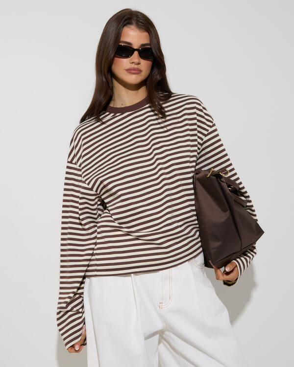 Janet Stripe Long Sleeve Top