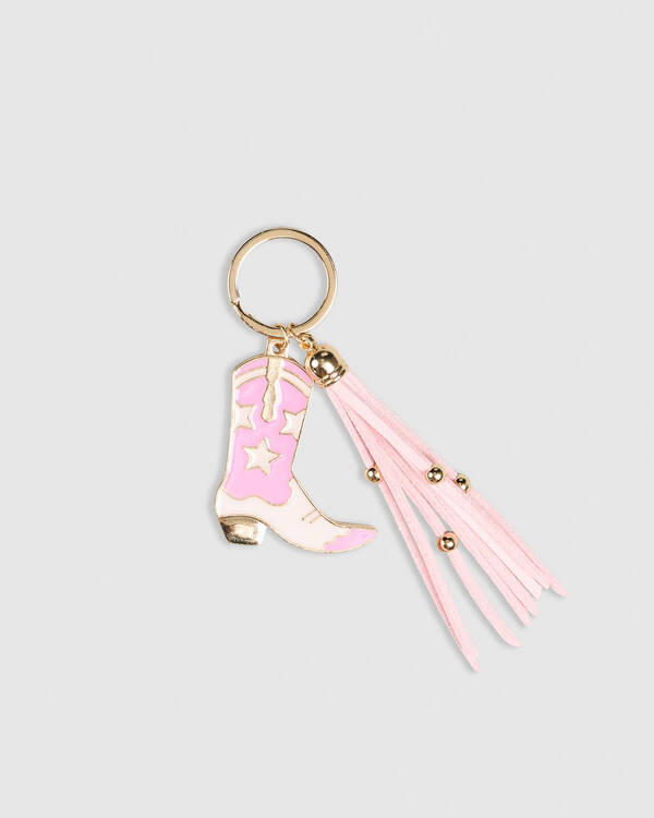 Cowgirl Boot Keyring
