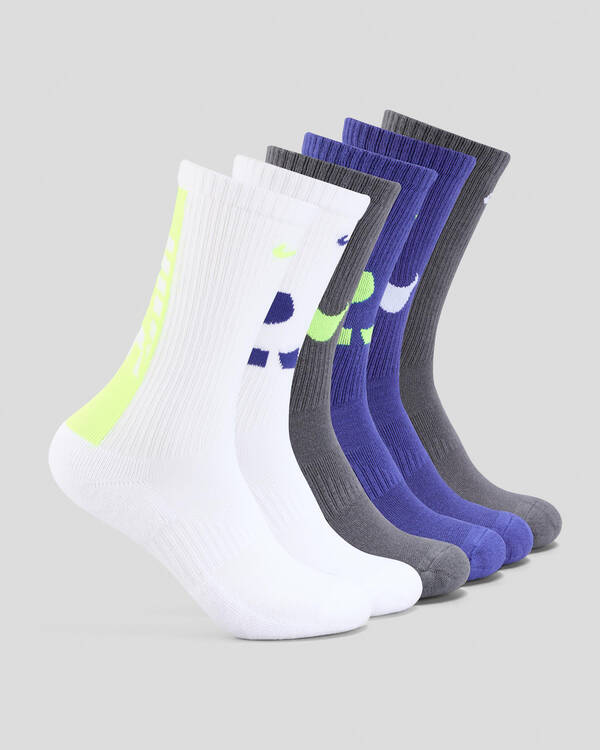 Cushioned Crew Socks 6 Pack