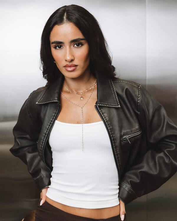 Phoenix Faux Leather Jacket