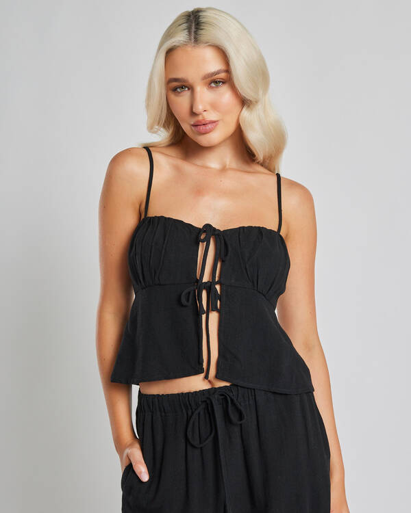 Zelm Dallis Tie Front Top
