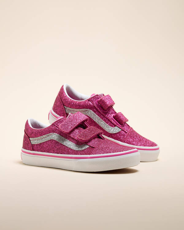 Old Skool V Glitter Shoes